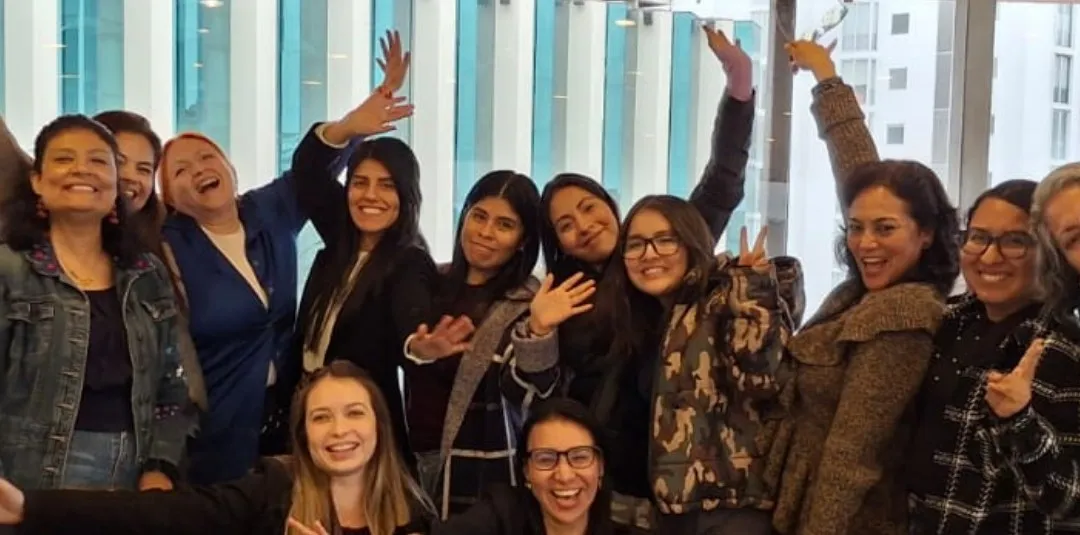A group of certified professionals in Peru with Anna Traverso